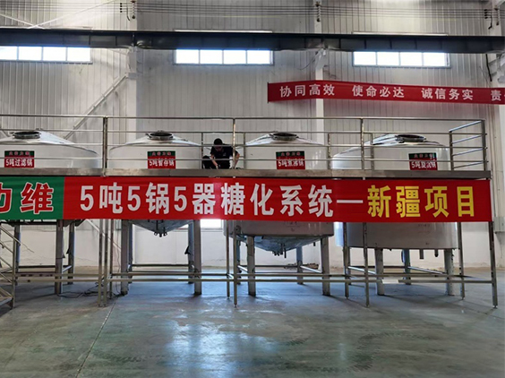 宽甸精酿啤酒设备厂—5吨精酿啤酒设备—新疆项目
